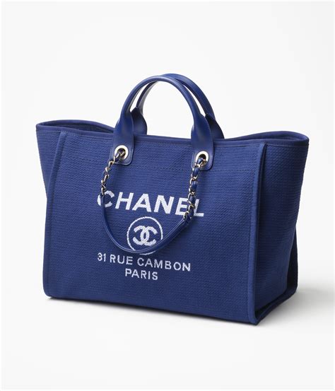 chanel large shopping bags